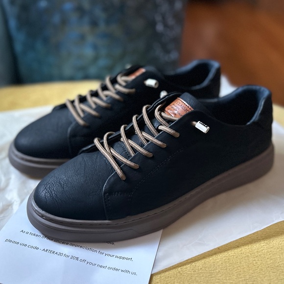 ARTERA OXFORDS™ - GENUINE LEATHER SNEAKERS - Picture 1 of 6